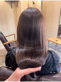 【レッドベージュ/ロング/似合わせボブ】#Ameri