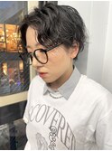 NUDE黒髪メンズライクショート ハンサムショート パーマショート