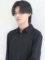 アースコアフュールボーテ 川越店(EARTH coiffure beaute)&nbsp;センターパート_ウルフカット_メンズ