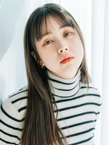 リル バイ フレイムス 川口(Lilou by Frames)&nbsp;後れ毛が可愛いナチュラルロング