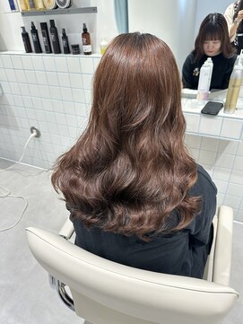 スーズ(sooze) ロング_コテ巻き風パーマ_韓国