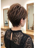前下がりショート20代30代40代髪質改善白髪染め入間
