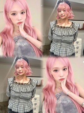 メゾン 心斎橋店(Maison) 透明感たっぷりピンクカラー