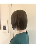 切りっぱなしボブ
