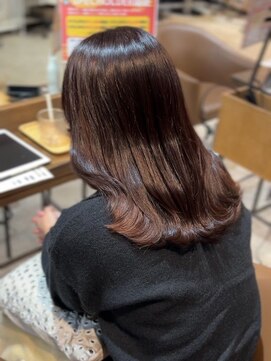 スペックホルダー(Spec Holder) 艶ブラウンセミロング