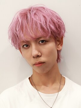 メンズフィール 心斎橋(MEN'S FEEL) MEN’S HAIR/曲がる縮毛矯正/刈り上げセンターパート/心斎橋