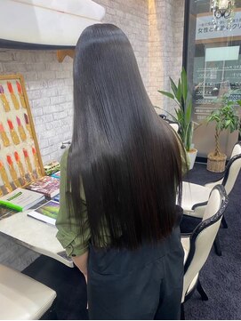 髪質改善ストレート！