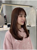 ぱっつん前髪／顔周りレイヤー
