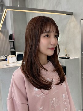 ザザ ZA/ZA 茗荷谷 ぱっつん前髪/顔周りレイヤー