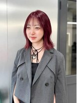 エルサ(Elsa)&nbsp;【Elsa元町・三宮】韓国くびれレイヤー/ボルドーカラー/髪質改善