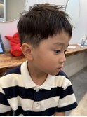 キッズカット☆アクティブショート刈り上げテーパーフェード小顔