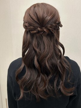 キャンドルバイロータスヘア(Candle by LotusHair) ふんわりハーフアップ