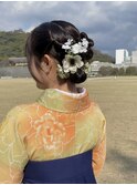 卒業式ヘア/カチモリ/着付け