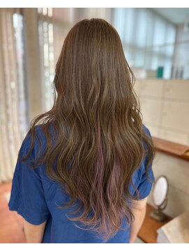 セットアップ 岡山北長瀬店(SET-UP) ミルクティーブロンド モノトーン/ロングレイヤー