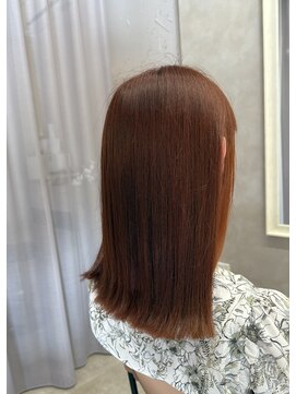 ラメル(RAMEL) ブリーチなし レッドオレンジ