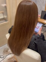 デジャヴ ヘアー アンド スペース 西千葉(dejave hair&space) ミルクティー20代30代40代レイヤーカット韓国ボブ顔周り西千葉