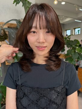 ランプヘアー(LAMP hair) medium layer 透明感カラー