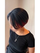 ヘアメイク ジール 羽黒店&nbsp;ショート×インナーレッド