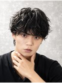 韓国風ナチュラルマッシュ　韓国風コンマヘア　シャギーマッシュ