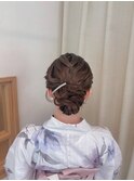 シニヨン 浴衣ヘア アップヘア イベントヘア ヘアセット