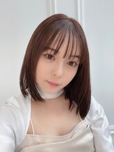 アッシュ 川崎店(Ash)&nbsp;ナチュラルボブ 顔まわり シースルーバング