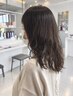 【シモノ限定】コテ巻き風。小顔カット×髪質改善デジタルパーマ