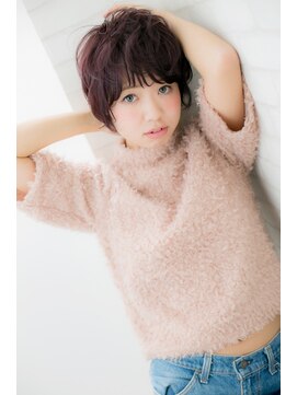 ローマ ギンザ(ROMA Ginza) 『ROMA』お洒落なベリーピンク大人ショート