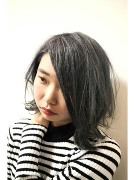 デコヘアー(DECO HAIR) グレージュ外ハネボブ