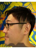 爽やか7:3ツーブロック
