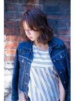 シャイン ヘア ブレンド 二子玉川(Shine hair blend)&nbsp;【二子玉川】丸みショート無造作カールボブディイルミナカラー2