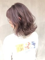 アルバム 渋谷パルコ(ALBUM)&nbsp;ホワイトグレイパープル_アッシュブラウンネオウルフ_ba273442