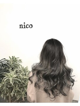 ヘアーコレクトニコ(hair collect nico) ハイライトアッシュグレージュ