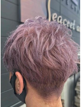 サロン クラッチ クリエイティブ コンセプト(salon CLUTCH creative concept) メンズショート〔pinksilver〕