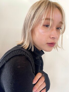 ガレージ バイ グリーン 原宿 表参道(Garage by green) 【loki】ハイトーン×ブロンド