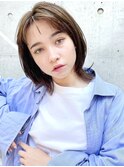 美髪/ホワイトグレージュ/大人かわいい/こなれミディ[銀座]