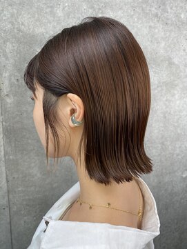 ユアーズ ヘア 恵比寿本店(youres hair) ぷつっとボブ　ぱっつんボブ　外ハネボブ　くびれボブ