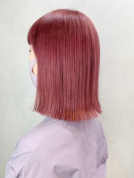 アイティーバイアルバム 松戸店(IT by ALBUM) チェリーピンク_ミニウルフテラコッタくすみブルー_ba325902