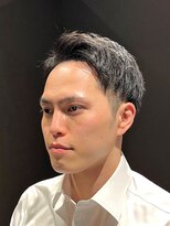 ビーダンディー(Bee dandy)&nbsp;短髪黒髪 ツーブロックベリーショート ビジネスアップバング