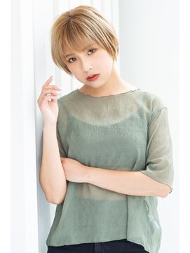 トティア 梅田(Totia) 【Totia梅田】ナチュラルショート×シルキーベージュ