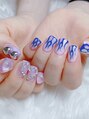 ネオリーブ チッタ 阿佐ヶ谷店(Neolive citta) 全然本人はギャルではないのですがギャルっぽいnailが好きです笑