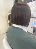 顎ライン × 切りっぱなしボブ 【横須賀中央 Really】