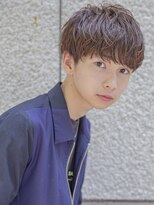 小久保Style☆ハイライトアッシュブラックマッシュパーマウルフ