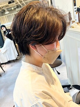 ジアン バイ ミルボン 西宮ガーデンズプラス(GIEN by milbon) ハンサムショート×ダークブラウン