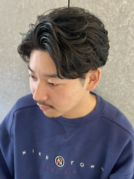 ニアウ 太田店(Niau) メンズパーマ波巻きスパイラルパーマツイストスパイラルパーマ