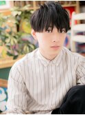 レイヤーカットブルーグレージュ重軽マッシュm3川口20代30代
