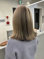 ルーブ トウキョウ(Loob. TOKYO) 黒髪デザインカラーインナーカラーベージュアンブレラカラー池袋