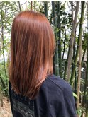 暖色系ブリーチオンカラー