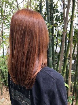 ズー 上福岡店(ZOO) 暖色系ブリーチオンカラー