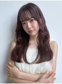 韓国ヘア くびれヘア 艶髪 美髪 シースルーバング