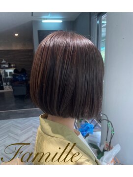 ファミーユ 本山駅(Famille) 艶髪ボブスタイル